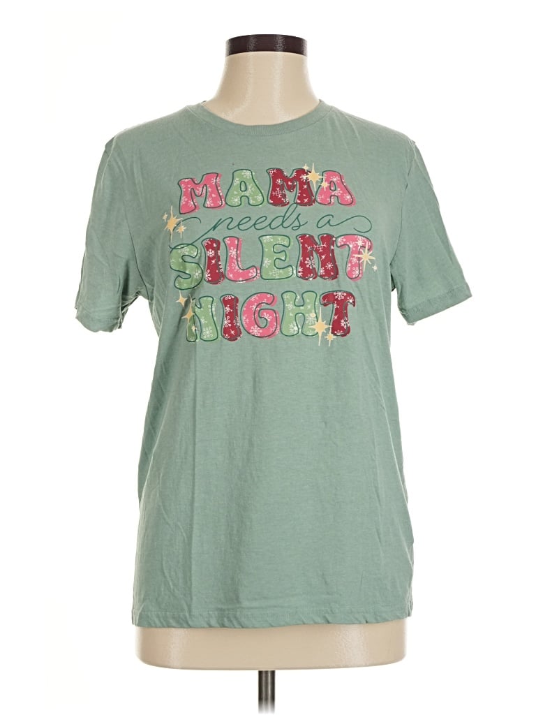 Pre-owned Assorted Brands Short Sleeve T-shirt In Green