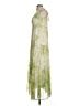 Line & Dot 100% Polyester Tie-dye Green Cocktail Dress Size S - photo 5