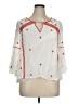Floreat 100% Viscose White 3/4 Sleeve Blouse Size 14 - photo 1