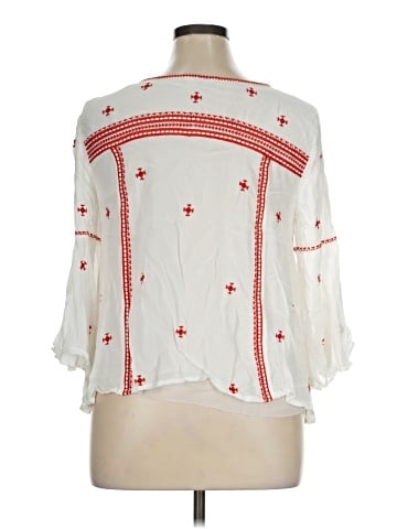 Floreat 3/4 Sleeve Blouse (view 2)