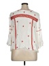 Floreat 100% Viscose White 3/4 Sleeve Blouse Size 14 - photo 2
