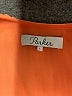 Parker 100% Polyester Color Block Orange Casual Dress Size L - photo 7