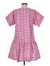 Brooke Wright Checkered-gingham Pink Casual Dress Size M - photo 2