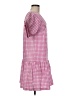 Brooke Wright Checkered-gingham Pink Casual Dress Size M - photo 4