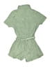 Bella Dahl 100% Cotton Solid Green Romper Size 6 - photo 2