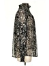 BOSS by HUGO BOSS Floral Black Long Sleeve Blouse Size 4 - photo 4