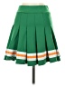 Netflix Color Block Green Casual Skirt Size S - photo 2