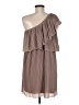 MM Couture 100% Polyester Tan Cocktail Dress Size M - photo 2