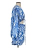 Fore 100% Polyester Paisley Multi Color Blue Casual Dress Size S - photo 4