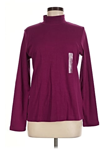 Karen Scott Long Sleeve Top (view 1)