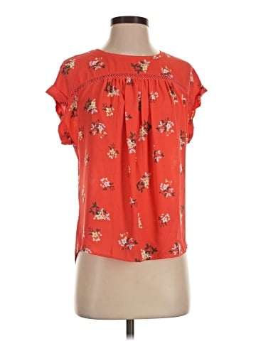 Ann Taylor LOFT Short Sleeve Blouse (view 1)