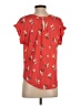 Ann Taylor LOFT Red Short Sleeve Blouse Size S (petite) - photo 2