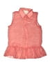 Delia's 100% Polyester Pink Sleeveless Button-Down Shirt Size XS (youth) - photo 1
