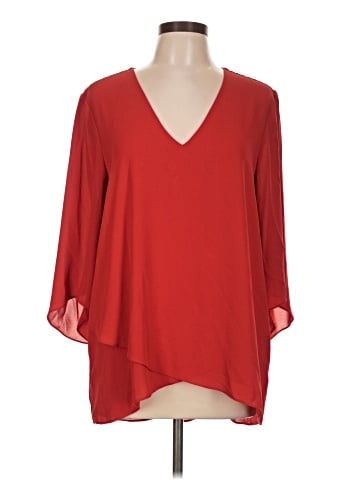 Karen Kane 3/4 Sleeve Blouse (view 1)