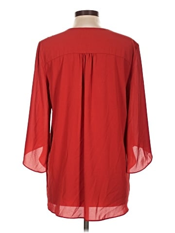 Karen Kane 3/4 Sleeve Blouse (view 2)