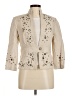 Revue 100% Cotton Solid Ivory Blazer Size 6 - photo 1