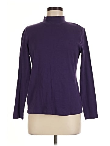 Karen Scott Long Sleeve Top (view 1)