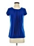 Liz Claiborne Blue Short Sleeve Blouse Size S - photo 1