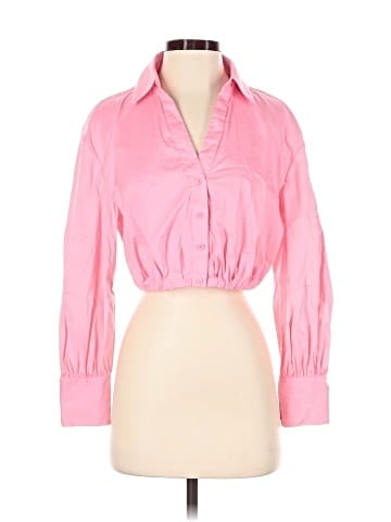 Alice + Olivia 3/4 Sleeve Button-Down Shirt (view 1)