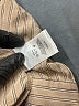 Express 100% Rayon Stripes Tan Long Sleeve Blouse Size S - photo 8