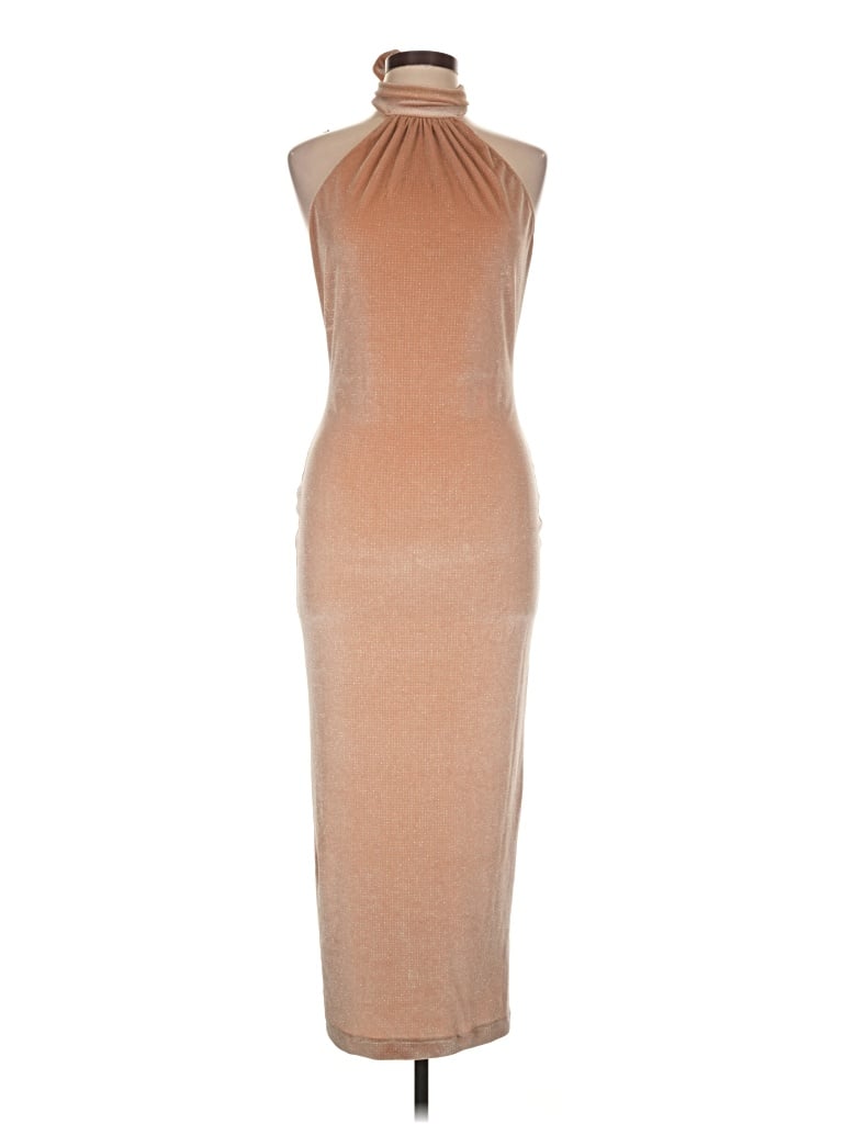 Pre-owned Jluxlabel Cocktail Dress In Tan