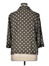 Assorted Brands Polka Dots Gray 3/4 Sleeve Button-Down Shirt Size EU 48 / US 18 - photo 2