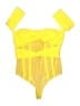 NBD 100% Polyester Yellow Sleeveless Top Size S - photo 1