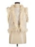Le Lis 100% Polyester Ivory Faux Fur Vest Size M - photo 1