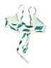 Unbranded Print Green Teal Swimsuit Top Size S - photo 2