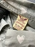 Faded Glory 100% Polyester Hearts Gray Long Sleeve Blouse Size XL - photo 7