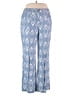 Chico's 100% Linen Print Blue Linen Pants Size Med (1.5) - photo 1