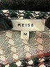 Reiss 100% Viscose Houndstooth Silver Short Sleeve Turtleneck Size M - photo 7