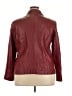 Siena 100% Leather Burgundy Leather Jacket Size XXL - photo 2