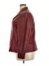 Siena 100% Leather Burgundy Leather Jacket Size XXL - photo 5