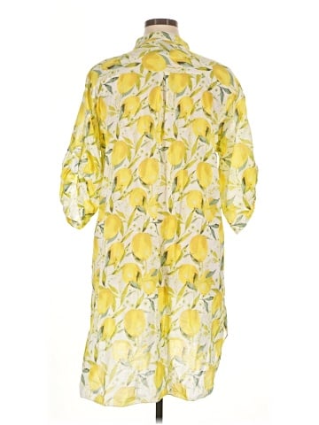 Fashion Concept 3/4 Sleeve Button-Down Shirt (view 2)