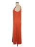 Unbranded Solid Orange Casual Dress Size L - photo 5