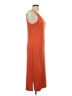 Unbranded Solid Orange Casual Dress Size L - photo 4