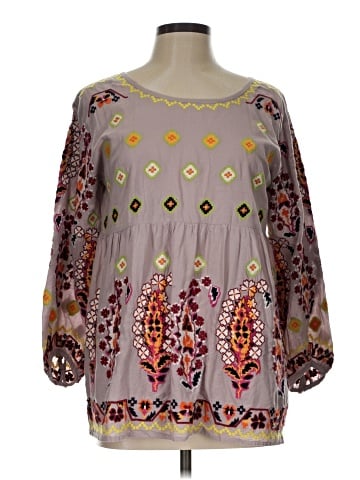 Fragonard 3/4 Sleeve Blouse (view 1)