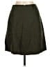 M. FFIN Solid Green Casual Skirt Size 6 - photo 2