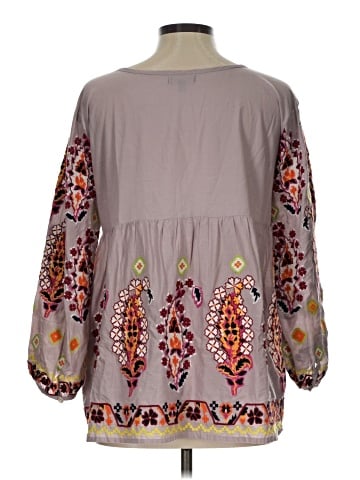 Fragonard 3/4 Sleeve Blouse (view 2)