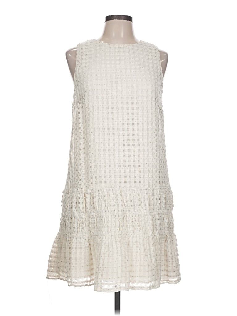 Pre-owned Waverly Grey Casual Dress In Ivory