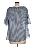 Assorted Brands Blue 3/4 Sleeve Blouse Size L - photo 2