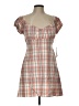 RVCA Plaid Tan Casual Dress Size L - photo 1