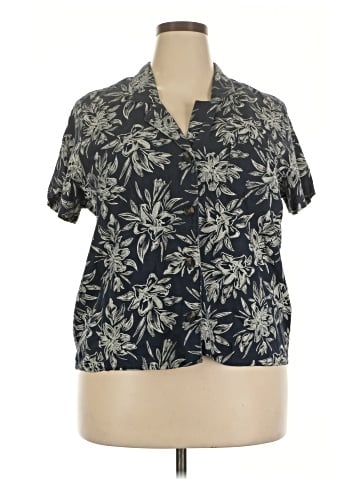 Hang Ten Short Sleeve Blouse (view 1)