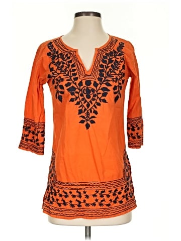 Gretchen Scott Designs 3/4 Sleeve Blouse (view 1)
