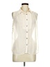 Cecico 100% Polyester Ivory Sleeveless Blouse Size M - photo 1