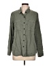 Universal Thread 100% Lyocell Solid Green Long Sleeve Button-Down Shirt Size L - photo 1