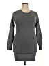 Assorted Brands Gray Long Sleeve Blouse Size XXL - photo 1