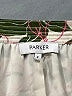 Parker 100% Polyester Print Green Casual Skirt Size 4 - photo 4