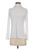Tahari Silver Long Sleeve Top Size S - photo 1